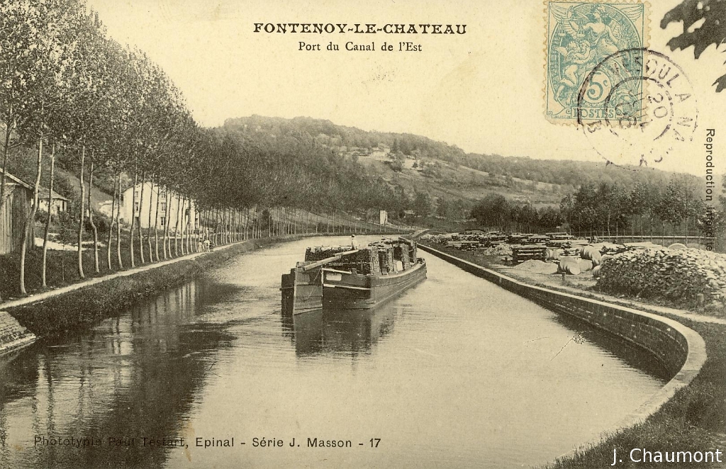 Fontenoy-le-Château. - Port du Canal de l'Est.JPG